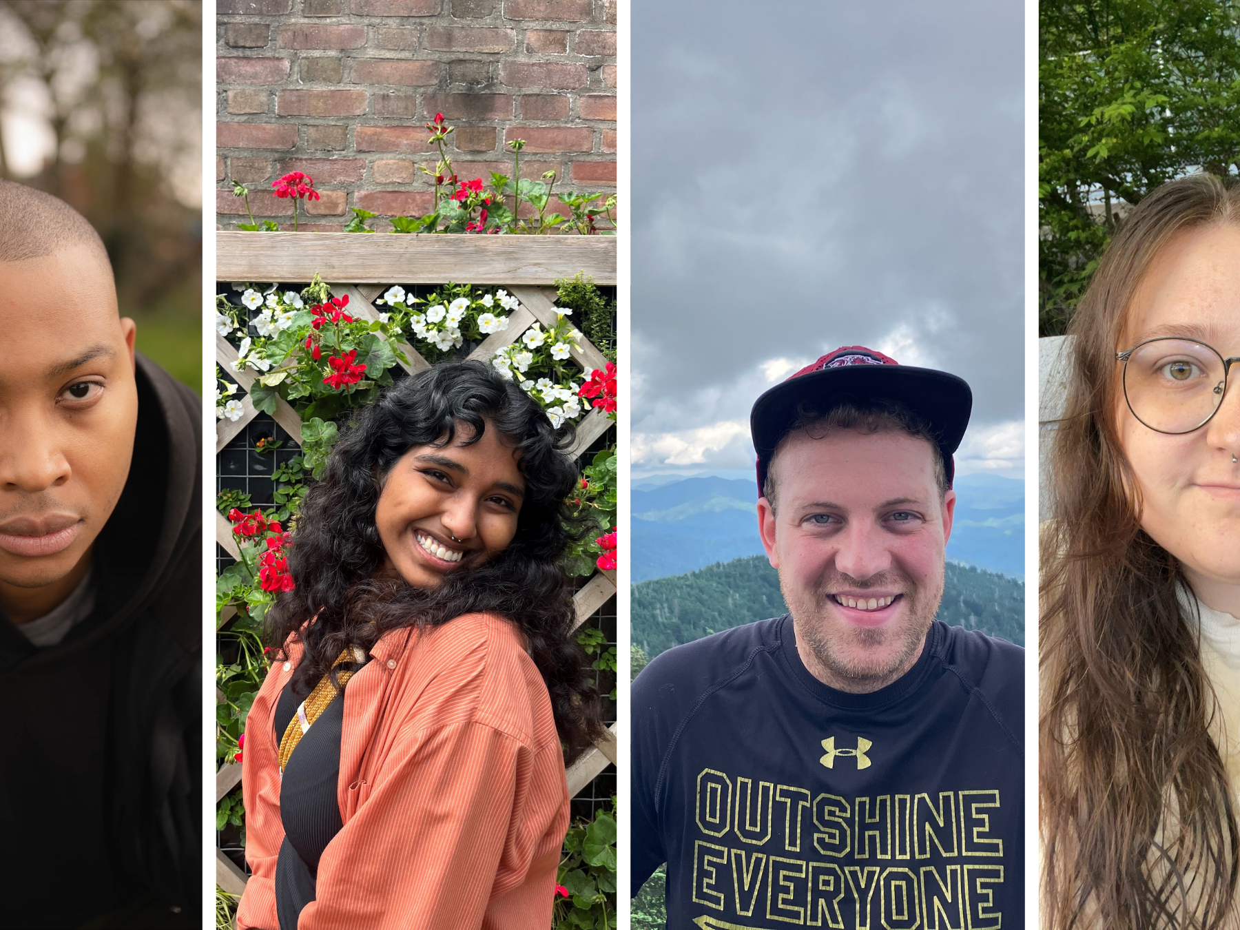 caption: Shaun Flores (from left), Sarah Jaley, Michael — a teacher who asked NPR not to use his last name for medical privacy — and Elizabeth Vossen say OCD impacts their lives on a day-to-day basis.