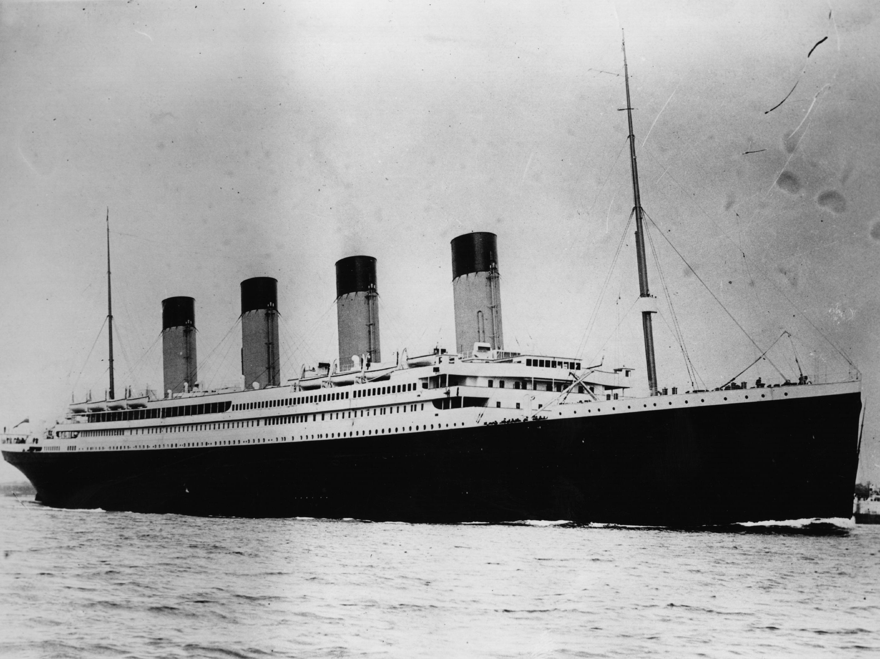 caption: The Titanic set out from Southampton, England, in 1912 — and infamously dragged more than 1,500 of its passengers and crew to their deaths not long afterward. Now the underwater wreckage of the historic vessel is getting some new protections.
