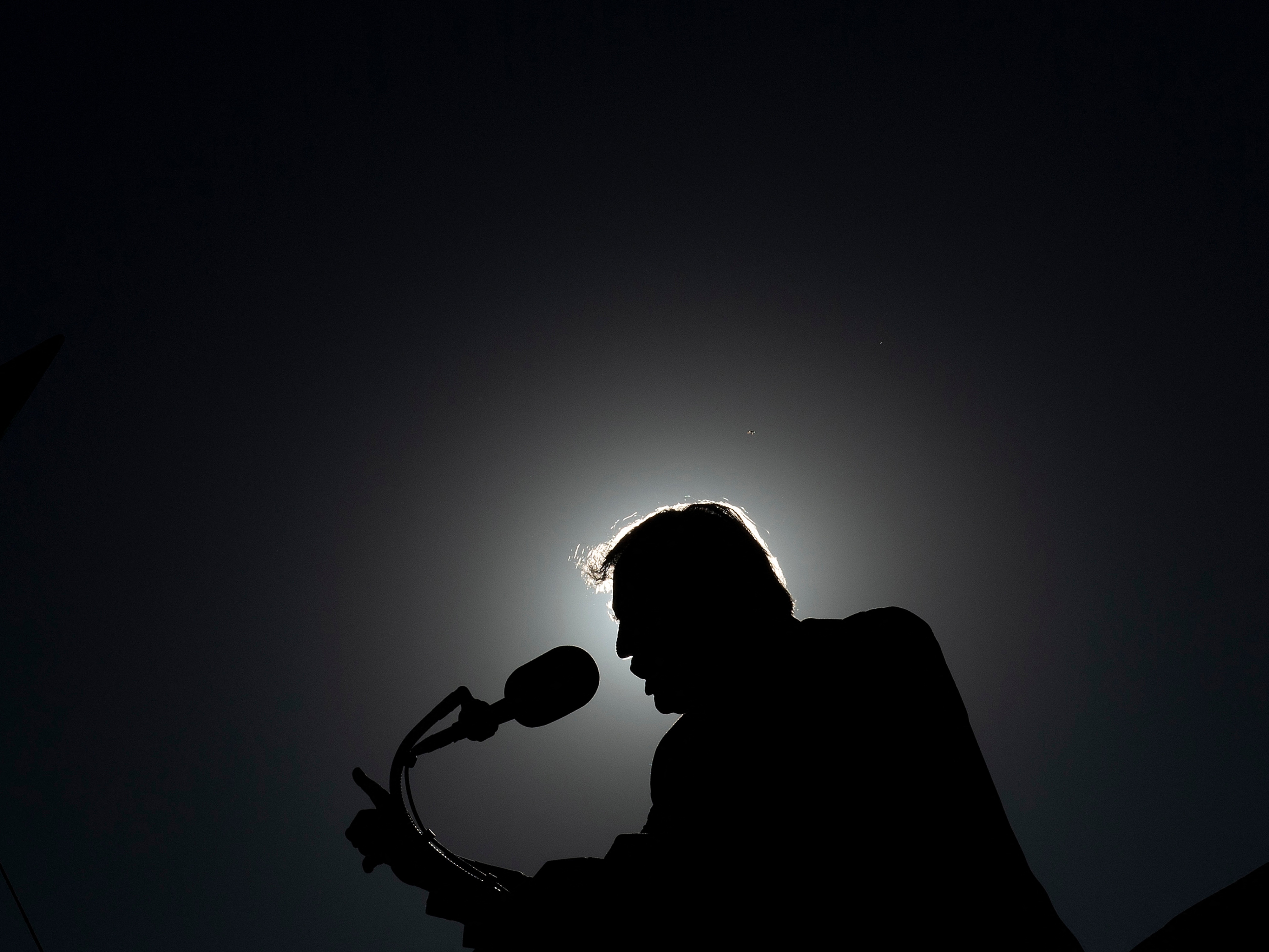 caption: Donald Trump invoked emergency powers more times in his first 100 days in office than any other modern president has done during the same time period.