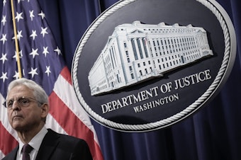 caption: Attorney General Merrick Garland announces the Justice Department charged several leaders of the Sinaloa cartel, a transnational drug trafficking organization based in Sinaloa, Mexico, and several of its facilitators across the world.