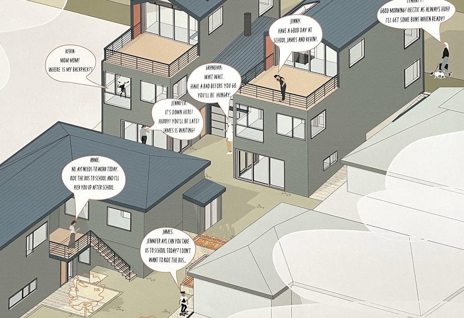 caption: Detail, Bao-House project