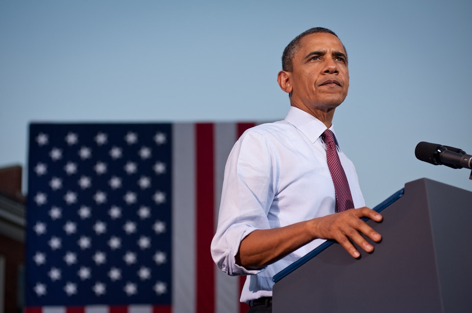 caption: File photo of President Barack Obama.