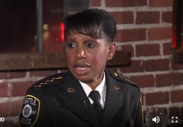 caption: SPD Chief Carmen Best says Seattle, King County and Bellevue PD will perform independent investigations of one another under I-940. 