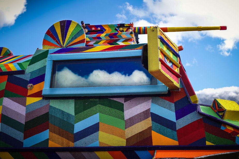 caption: Detail of Ralph Ziman’s “SPOEK1” installed at The Iziko South African National Gallery, Cape Town, South Africa, 2016.
