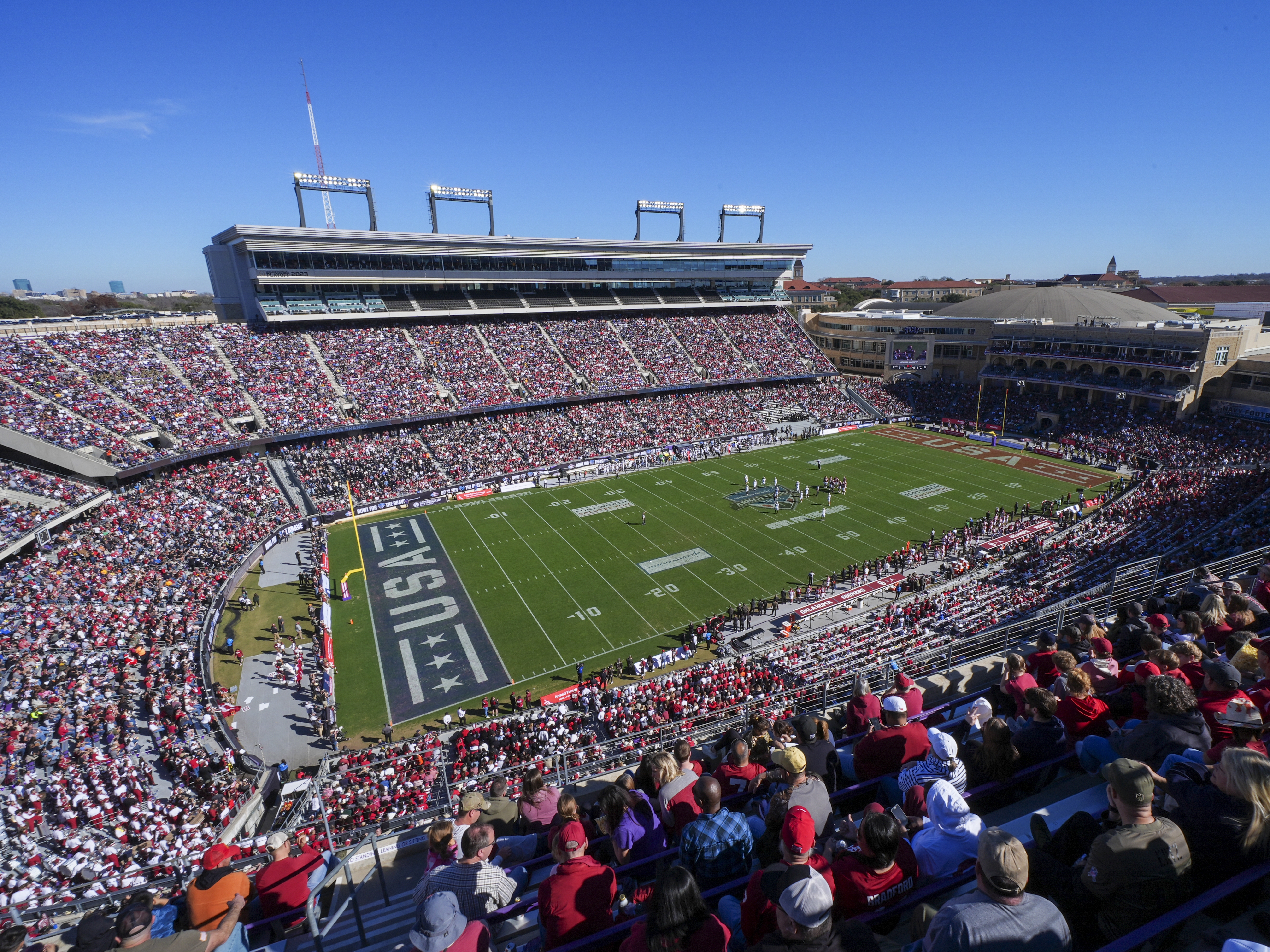 caption: College football is back! The season kicks off in earnest on Saturday and, for the first time on an opening weekend, it features three top-10 matchups.