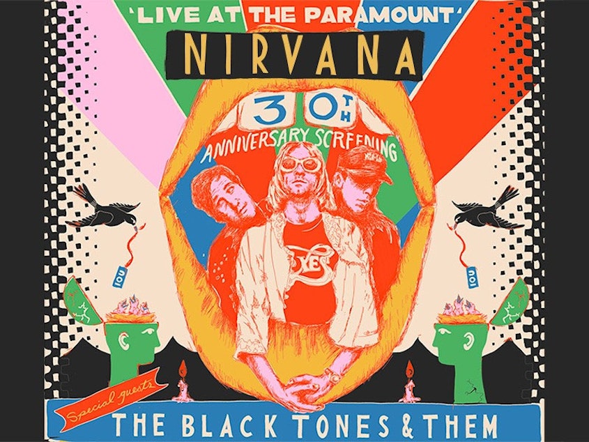 caption: Nirvana - Live at the Paramount 30th Anniversary Screening