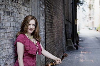 caption: Rachel Barton Pine's <em>Blues Dialogues</em> album and Music by Black Composers educational project are part of a mission that stretches back more than 20 years.