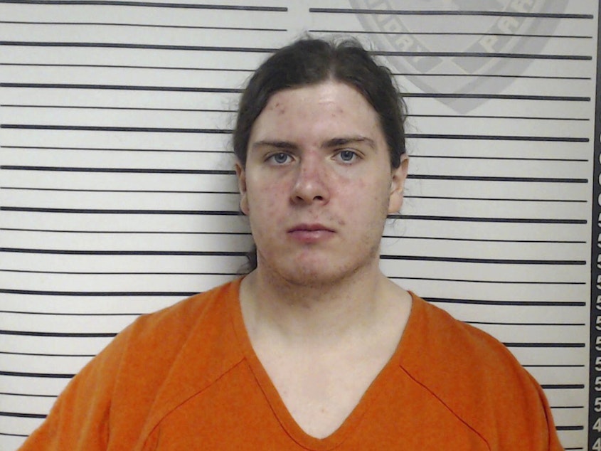 caption: Holden Matthews, who was arrested in April over suspicious fires at three historic black churches in southern Louisiana, has pleaded guilty to federal charges.