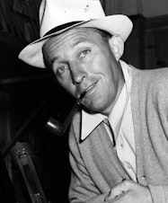 caption: Crooner Bing Crosby in 1942.