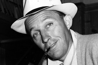 caption: Crooner Bing Crosby in 1942.