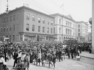 caption: Emancipation Day celebration in Richmond, Va., 1905