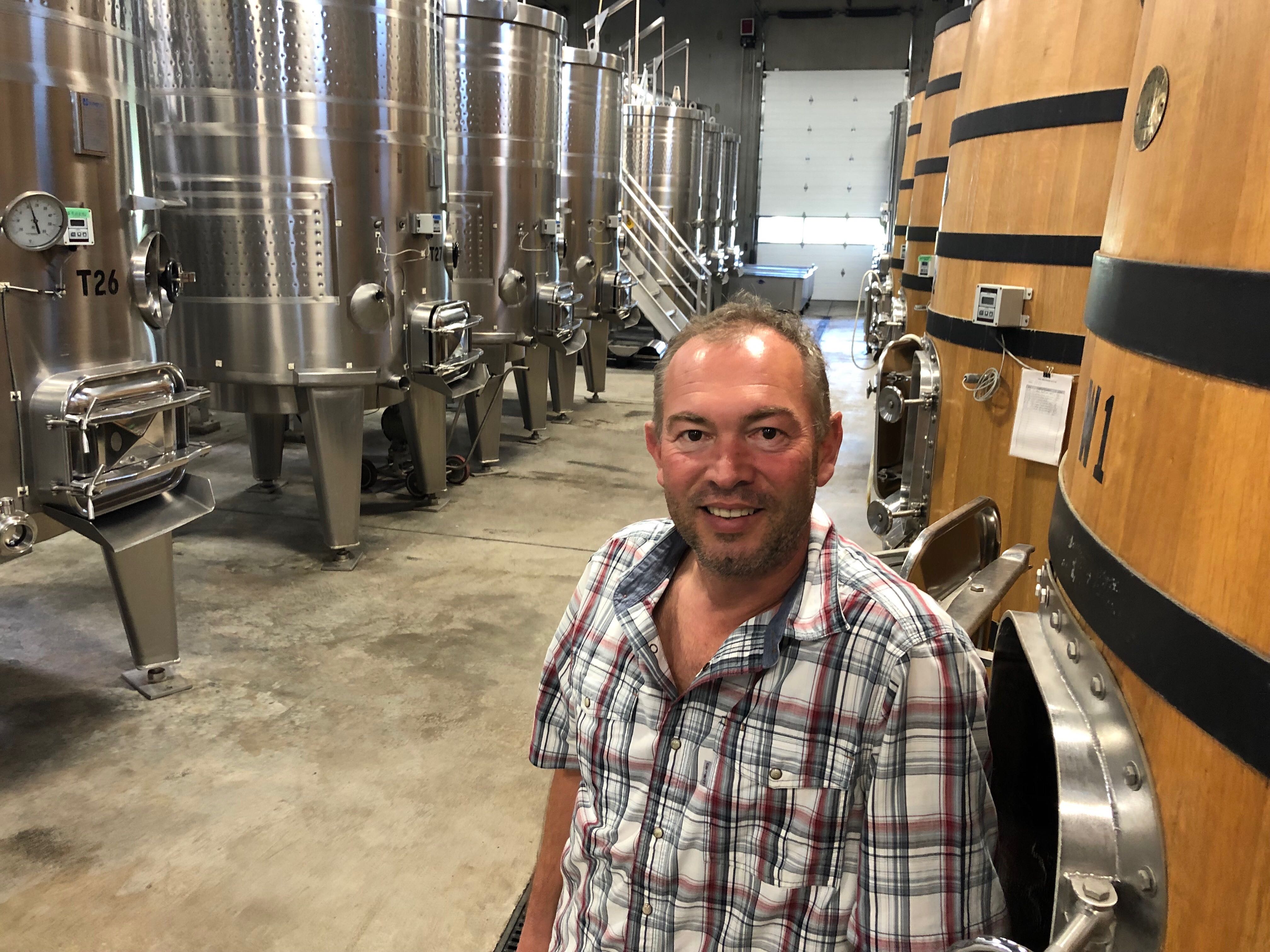 caption: Gilles Nicault, head winemaker at Long Shadows winery in Walla Walla, says quality wine in the can could surprise consumers and make new Northwest wine fans. 