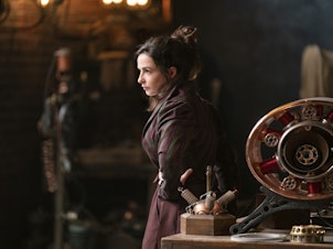 caption: Amalia True (Laura Donnelly) leads a rag-tag team of women imbued with mysterious powers in <em>The Nevers</em>.