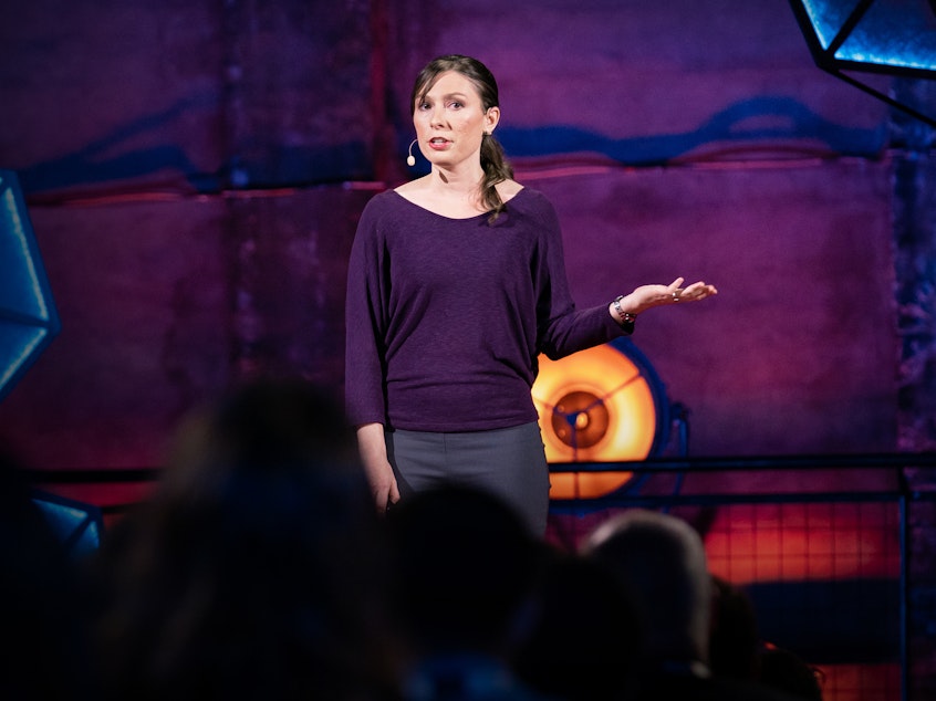 Jennifer Vail speaks at TED@DuPont at The Fillmore, September 12, 2019, Philadelphia, Pennsylvania Photo: Ryan Lash / TED