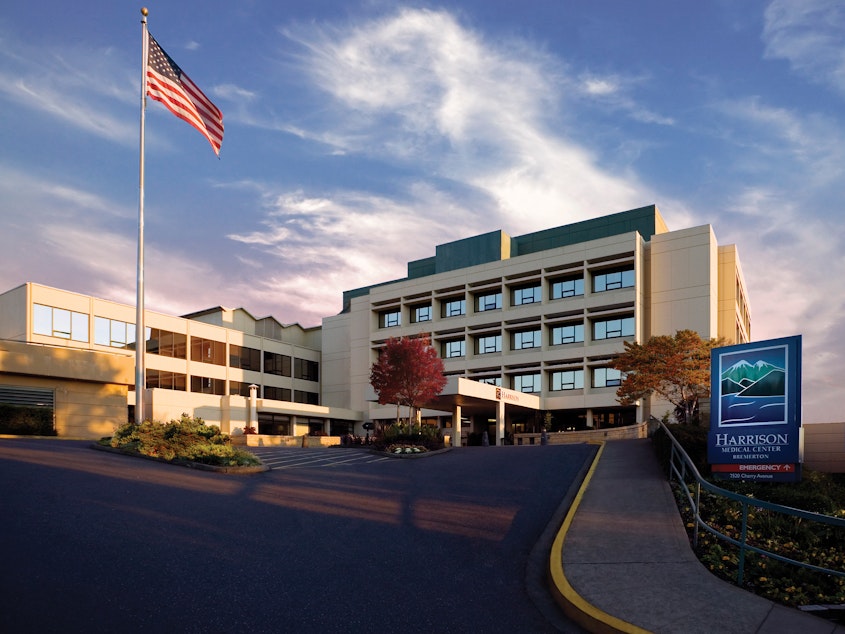 caption: Bremerton's St. Michael Medical Center, formerly known as Harrison Medical Center