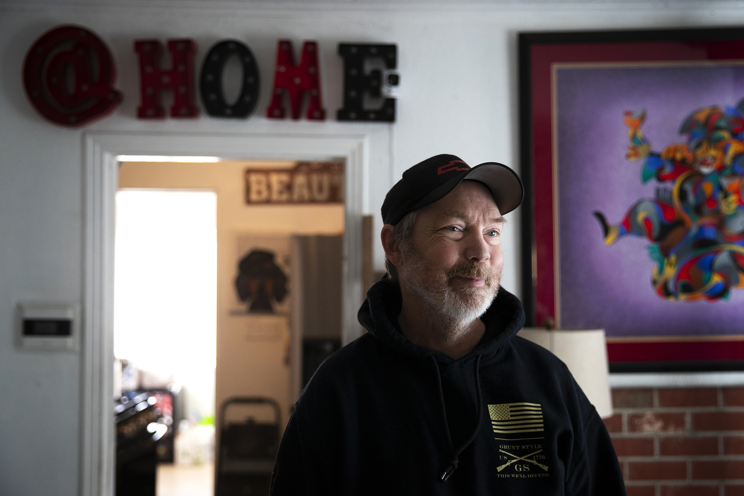 caption: Matt Kidd is portrayed at his home on Friday, January 16, 2026, in Auburn. 