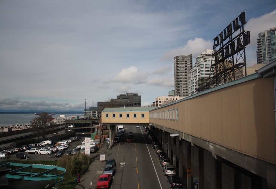 caption: The Pike Place Market will expand westward, toward the waterfront. 