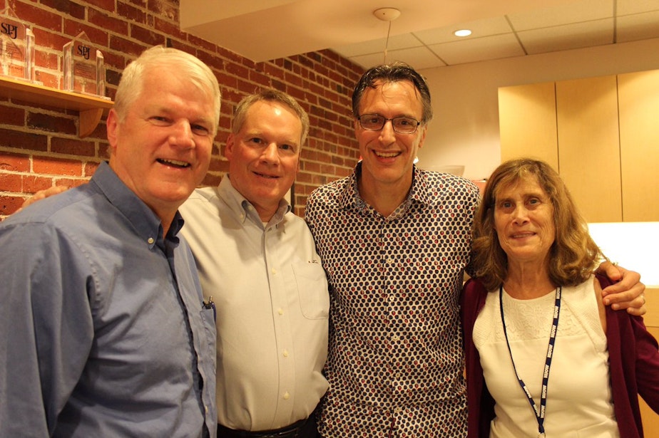 caption: L-R: Brian Baird, Paul Guppy, Bill Radke, Joni Balter