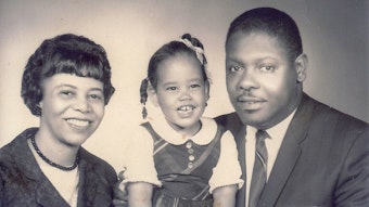 caption: A family photo of Bettye, Miriam and Edwin Pratt together in 1966. Courtesy of Jean Soliz