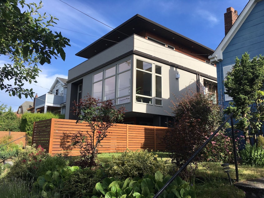 caption: At 3180 square feet, this 2016 Ballard home could not be built in a Single Family Zone under proposed new rules capping home sizes in Seattle. 