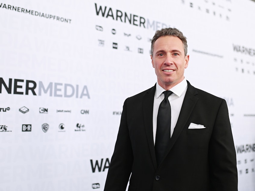 caption: Chris Cuomo, pictured in 2019, was fired by CNN after an attorney arranged to share materials supporting accusations by a former colleague of Cuomo at ABC News that he had sexually harassed her there.