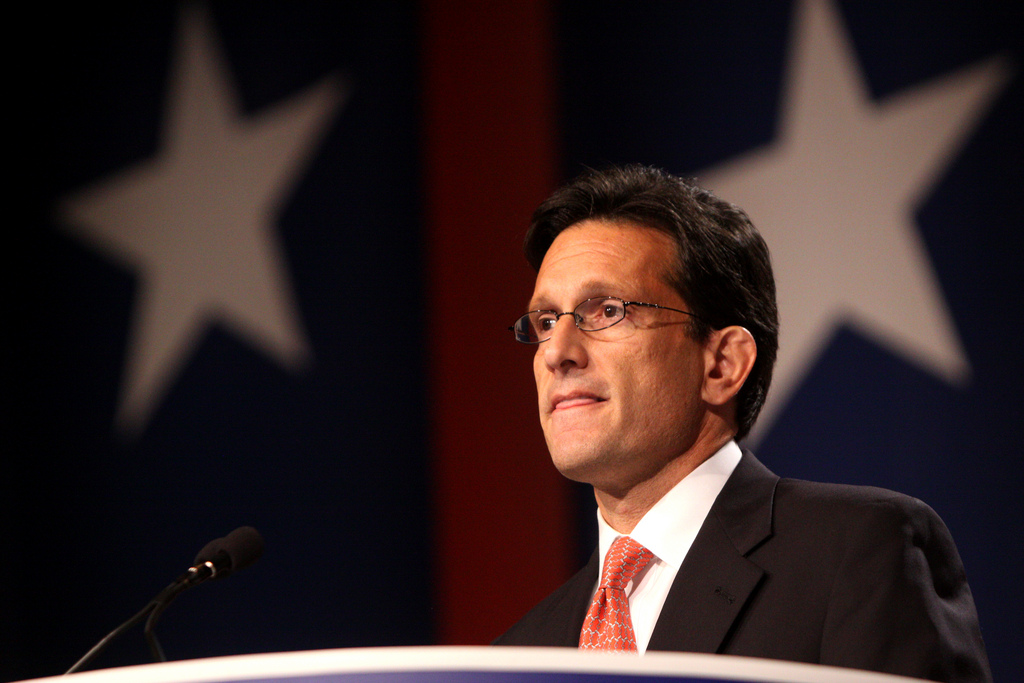 caption: House Majority Leader Eric Cantor lost in a primary election to a Tea Party candidate.