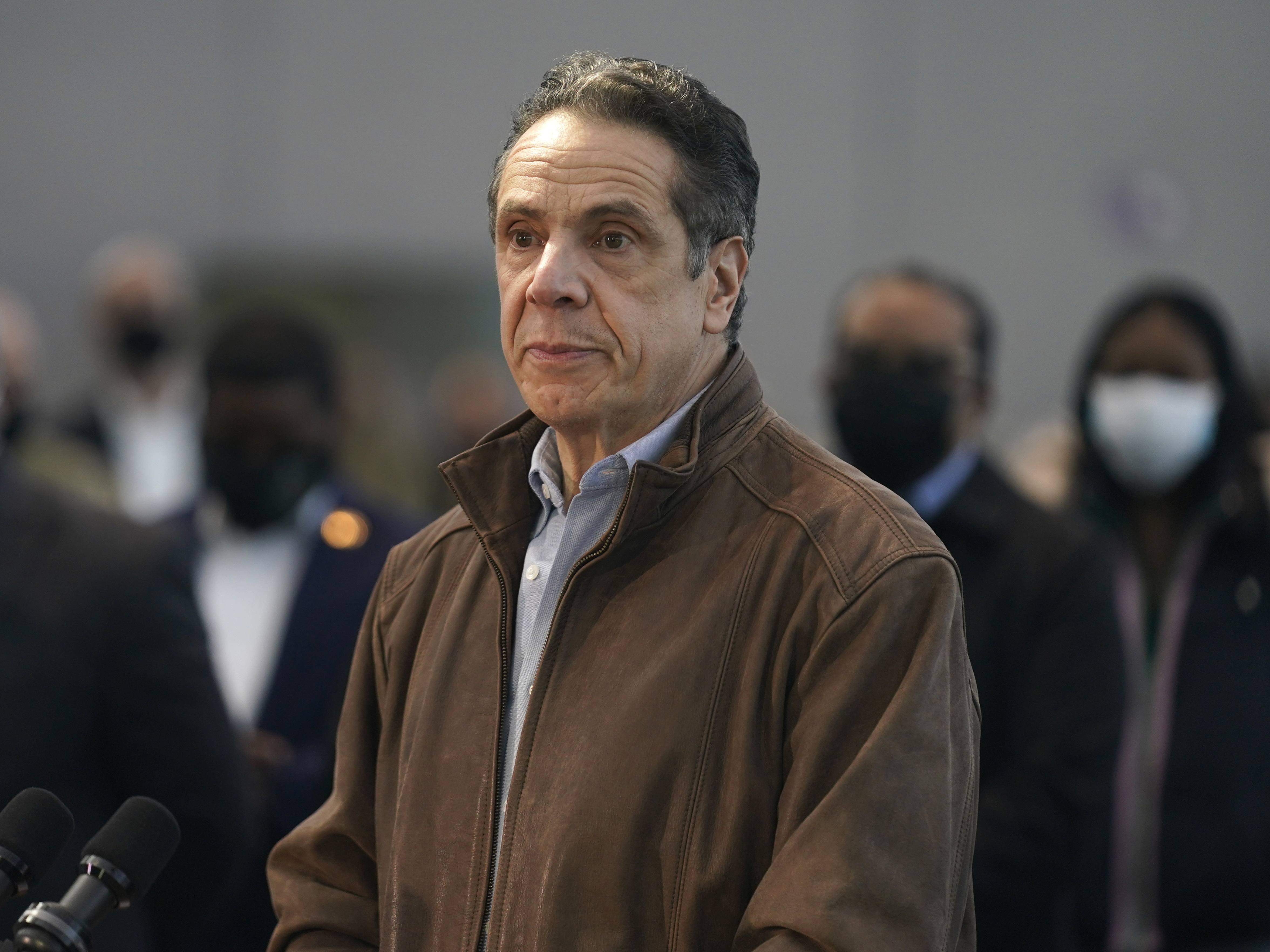 caption: New York Gov. Andrew Cuomo is facing new misconduct allegations, after a female aide accused him of groping her.