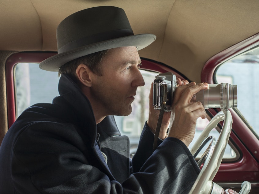 caption: Edward Norton plays detective Lionel Essrog in <em>Motherless Brooklyn, </em>a movie he also directed and wrote.