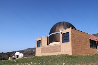caption: The Montsec Astronomical Park opened in 2009. The area, in Lleida, a province of Spain's northeastern region of Catalonia, has been used by amateur astronomers taking advantage of its dark skies.