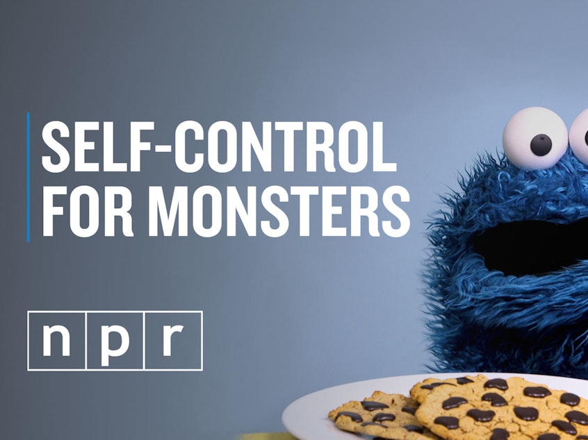 caption: Cookie Monster has several tricks to help keep his monster hands off those sweets.