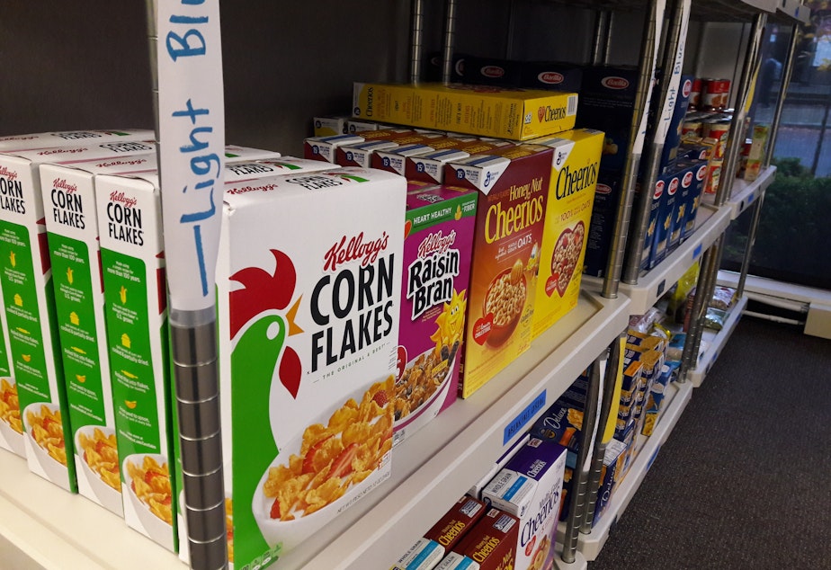 caption: The UW Food Pantry became a permanent program in 2018. At first it was created for UW students. Now it's extended to staff and faculty.