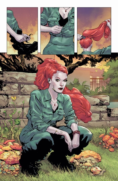 caption: DC Comics' Poison Ivy has a fresh look in the first series dedicated to her story. Seattle writer G. Willow Wilson was tapped to write the series, which is illustrated by Marcio Takara.