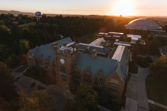 caption: University of Idaho campus. Moscow, ID.