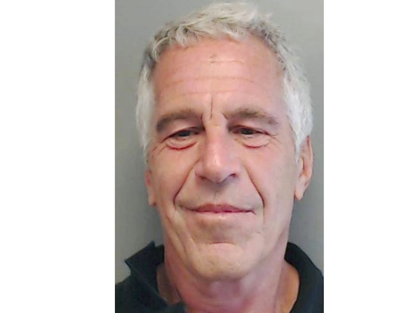 caption: A file image from 2013 provided by the Florida Department of Law Enforcement shows financier Jeffrey Epstein.