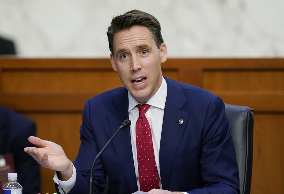 Sen. Josh Hawley, R-Mo., is urging President Trump to veto any coronavirus aid bill that does not include direct payments. 