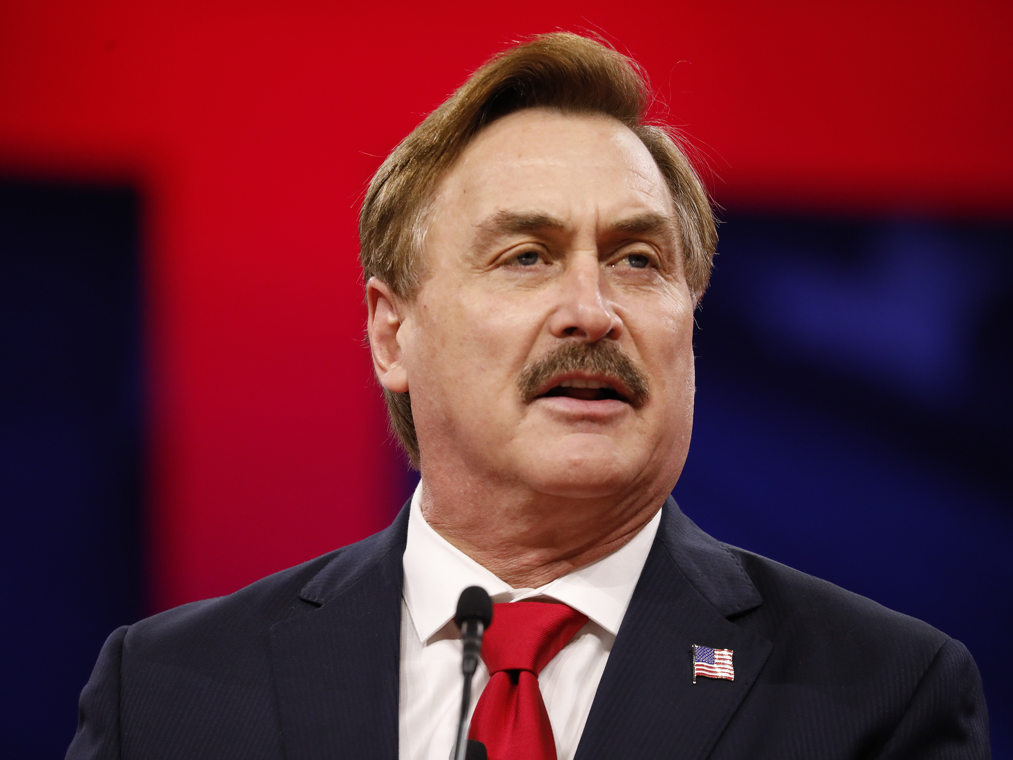 caption: Mike Lindell, the CEO of My Pillow, had been using his Twitter account to spread disinformation about the 2020 election.