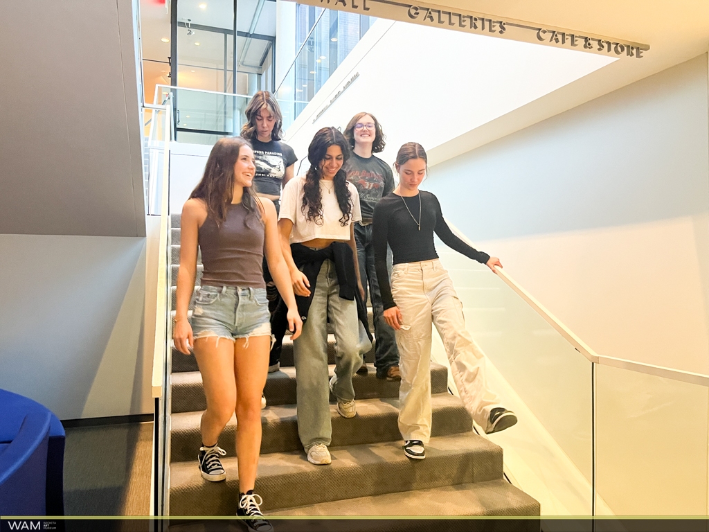 caption: The Wichita Art Museum in Wichita, Kan., says more young people have been attending exhibitions since it decided to stop charging admissions for its permanent collection in 2023.