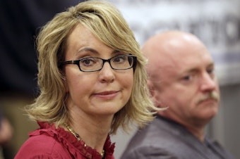 caption: Former Arizona Rep. Gabrielle Giffords and her husband, Capt. Mark Kelly, a retired astronaut and combat veteran, are leading a national campaign for expanded background checks for gun sales.