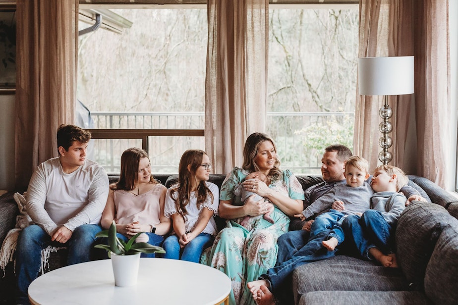 caption: The Detorres family is one of many thousands of Washington families affected by the partial government shutdown.