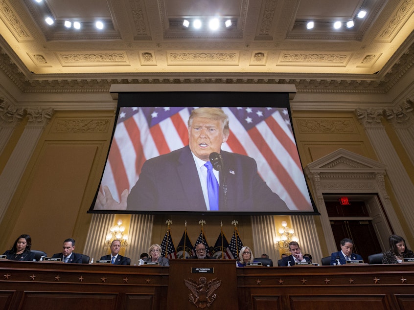 caption: The House committee investigating the Jan. 6 U.S. Capitol insurrection is expected to release its final report Wednesday afternoon. The committee on Monday referred former President Donald Trump for four criminal charges.