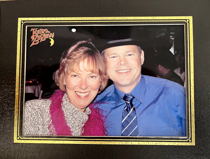 caption: Bobby Hawran, right, and his sister Bobbie Reagan, left (yes, they share a first name). Bobby Hawran died after overdosing at his north Seattle apartment on August 4, 2022.