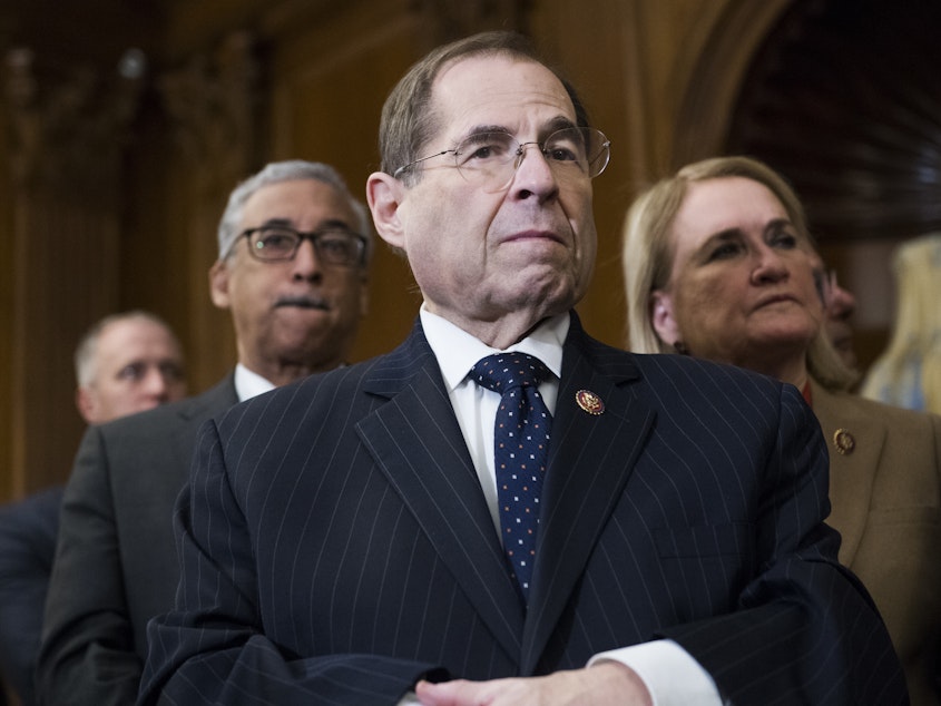 caption: House Judiciary Committee Chairman Jerry Nadler, D-N.Y., is one of four high-ranking Democrats to sign a letter to the FBI requesting an investigation into the actions of Li "Cindy" Yang.