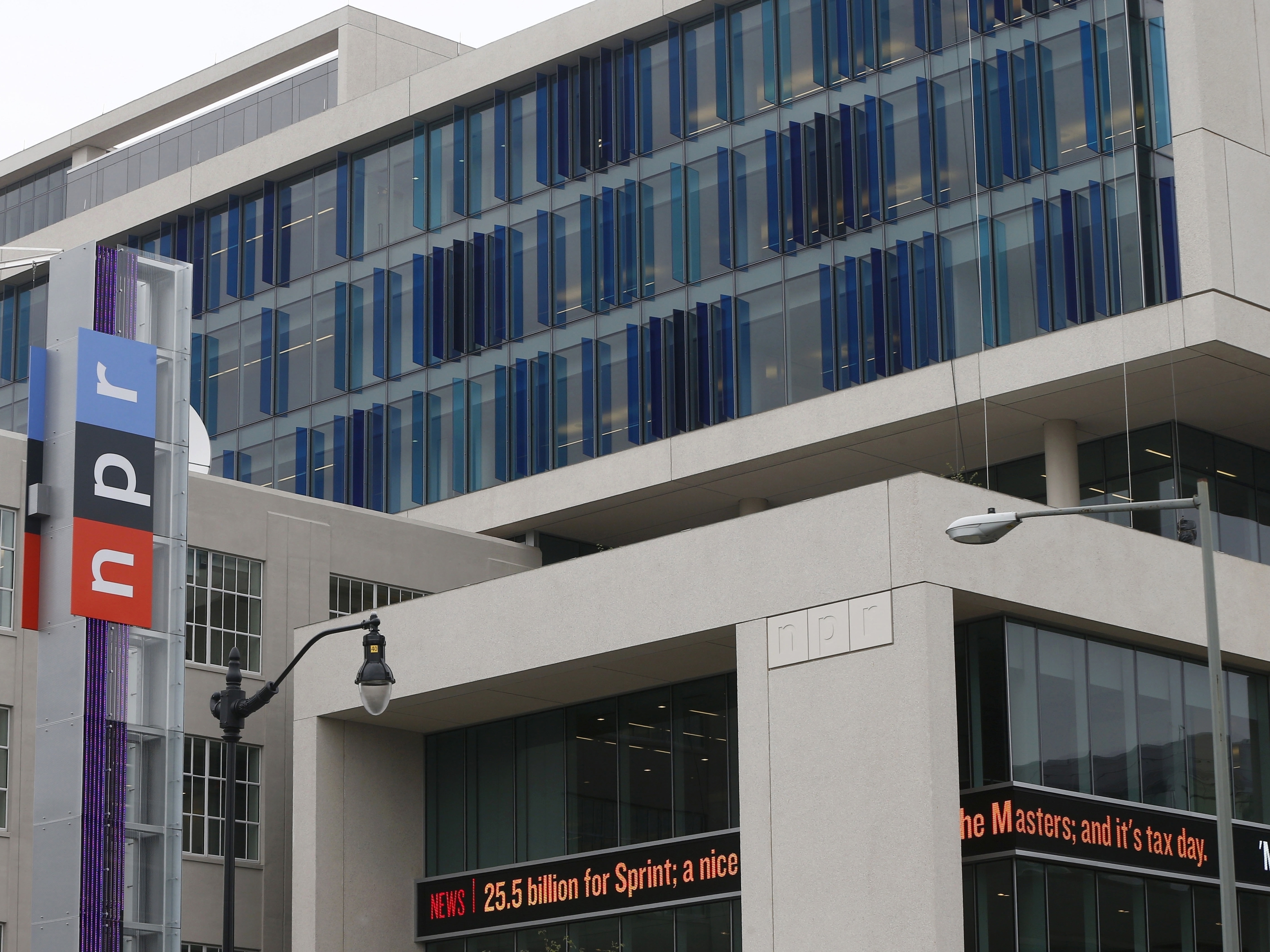 caption: The headquarters for National Public Radio (NPR) is seen in Washington, D.C.