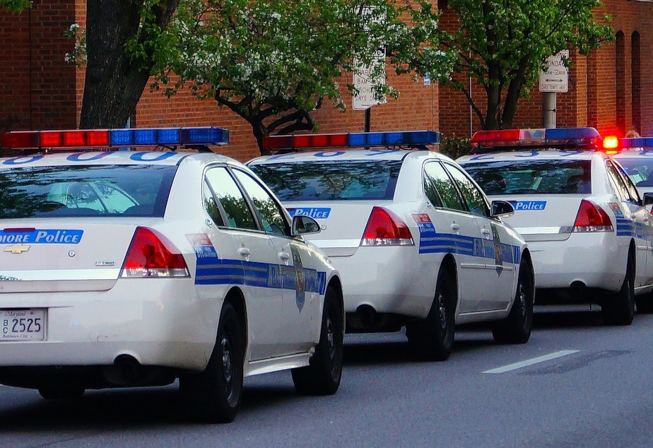 Police cars
