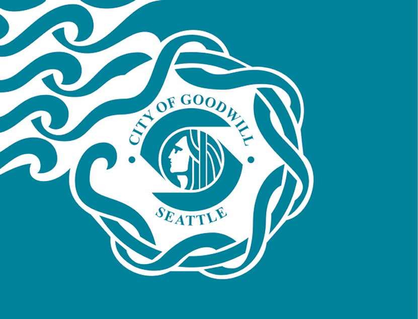 caption: Seattle's city flag.