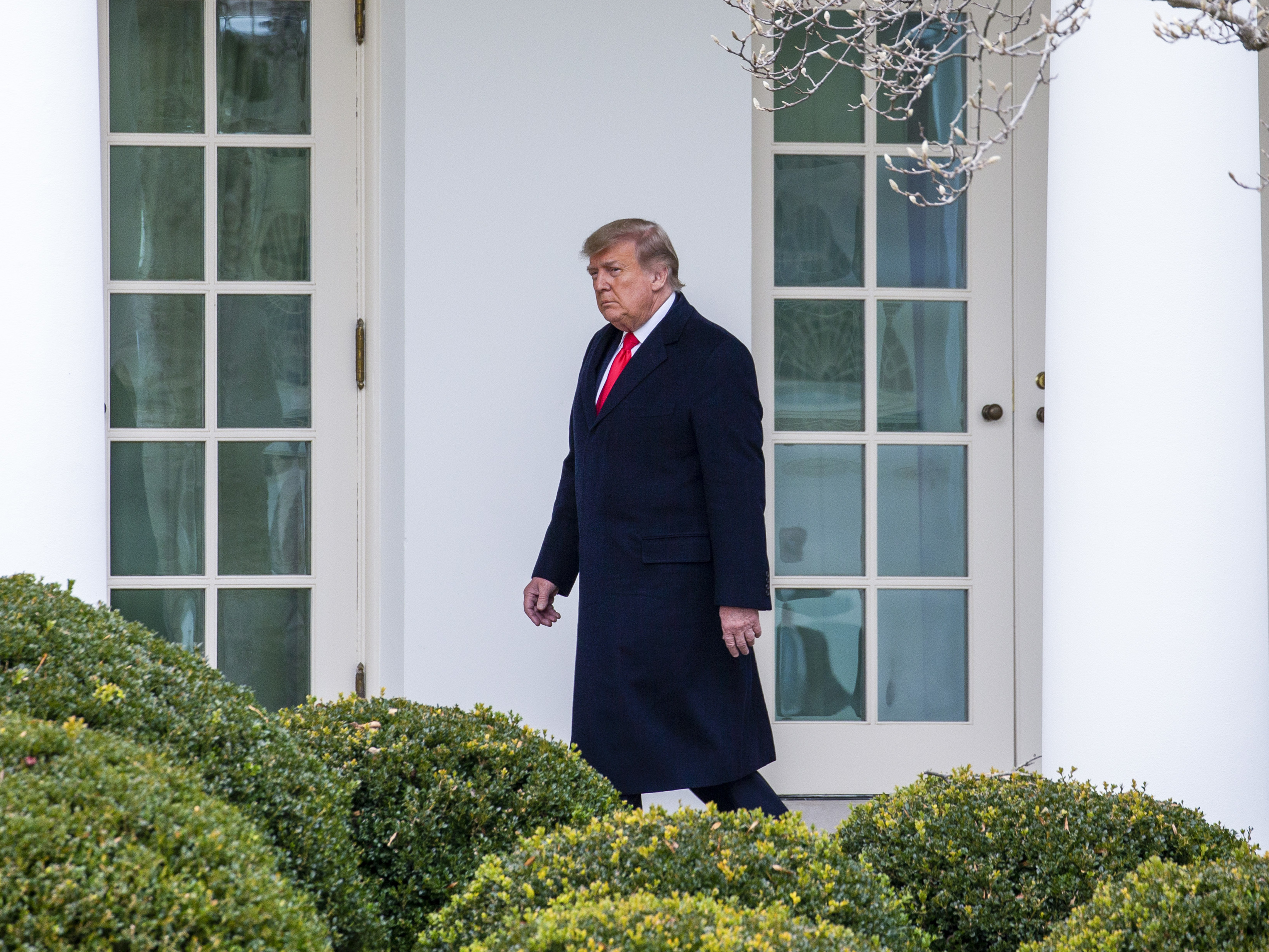 caption: "You would be respected if this thing could be straightened out before [Tuesday's Senate runoff elections]," President Trump urged Georgia Secretary of State Brad Raffensperger, a fellow Republican, in a remarkable phone call Saturday.