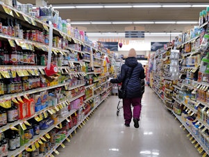 caption: A report from Purdue University found that a majority of consumers expect food prices to keep rising in the coming year, which could sour voter sentiment.