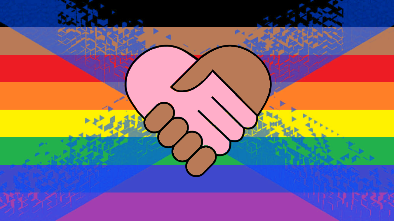 caption: The Southern Pride flag designed by the anti-racist group Southern Crossroads. (Courtesy)