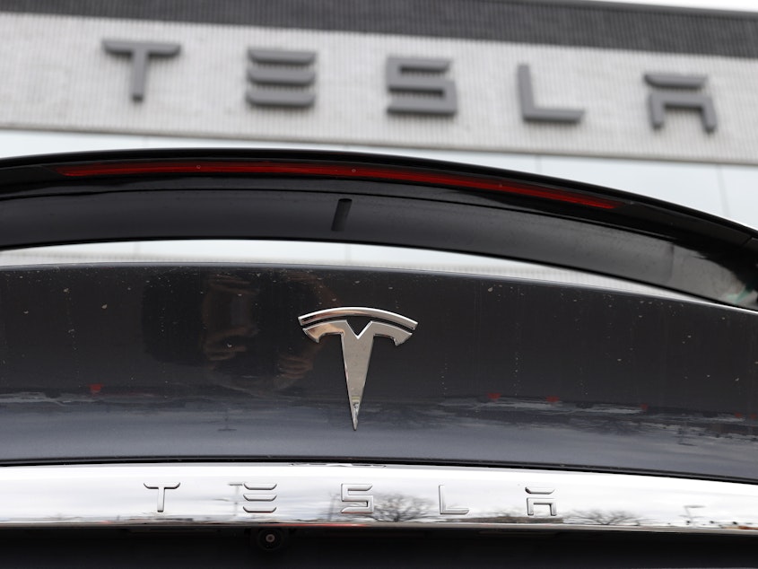 caption: Tesla is recalling more than 2 million vehicles across its model lineup to fix a defective system that's supposed to ensure drivers are paying attention when they use Autopilot.