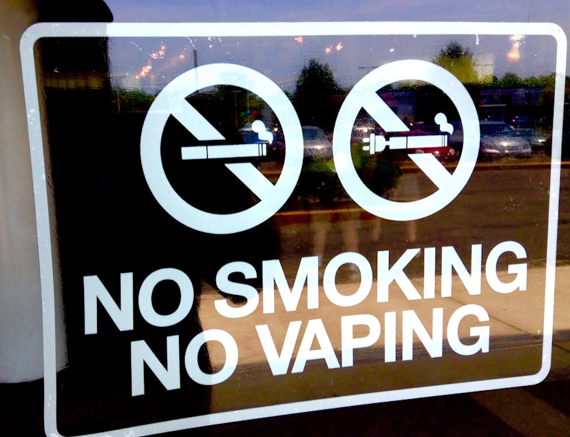 caption: Washington could become the 7th state to raise the purchase age for tobacco and vaping products to 21